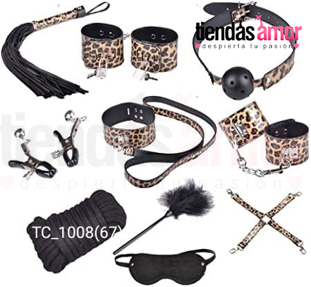 KIT BONDAJE ANIMAL PRINT-MAXIMIZA EL PLACER